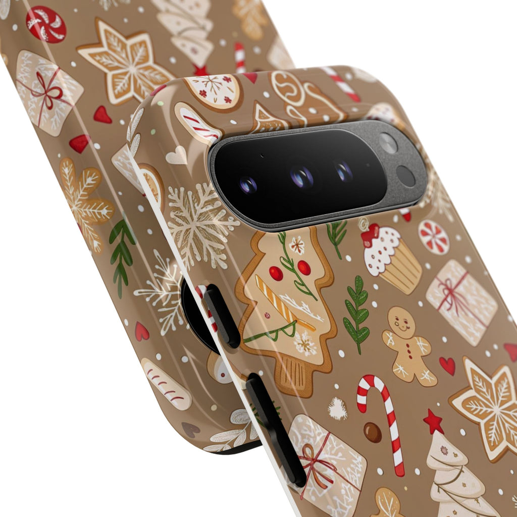 Christmas Gingerbread Pattern Tough Phone Case