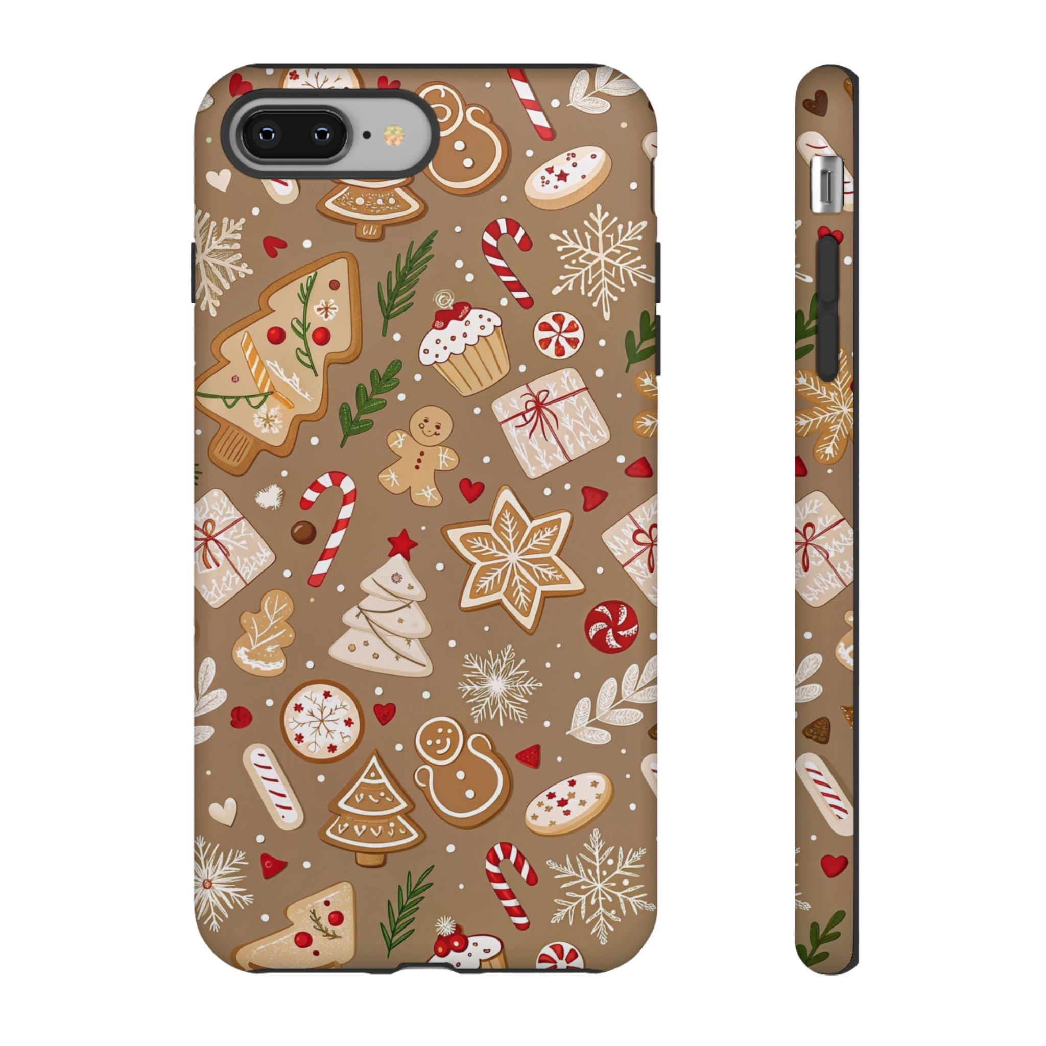 Christmas Gingerbread Pattern Tough Phone Case