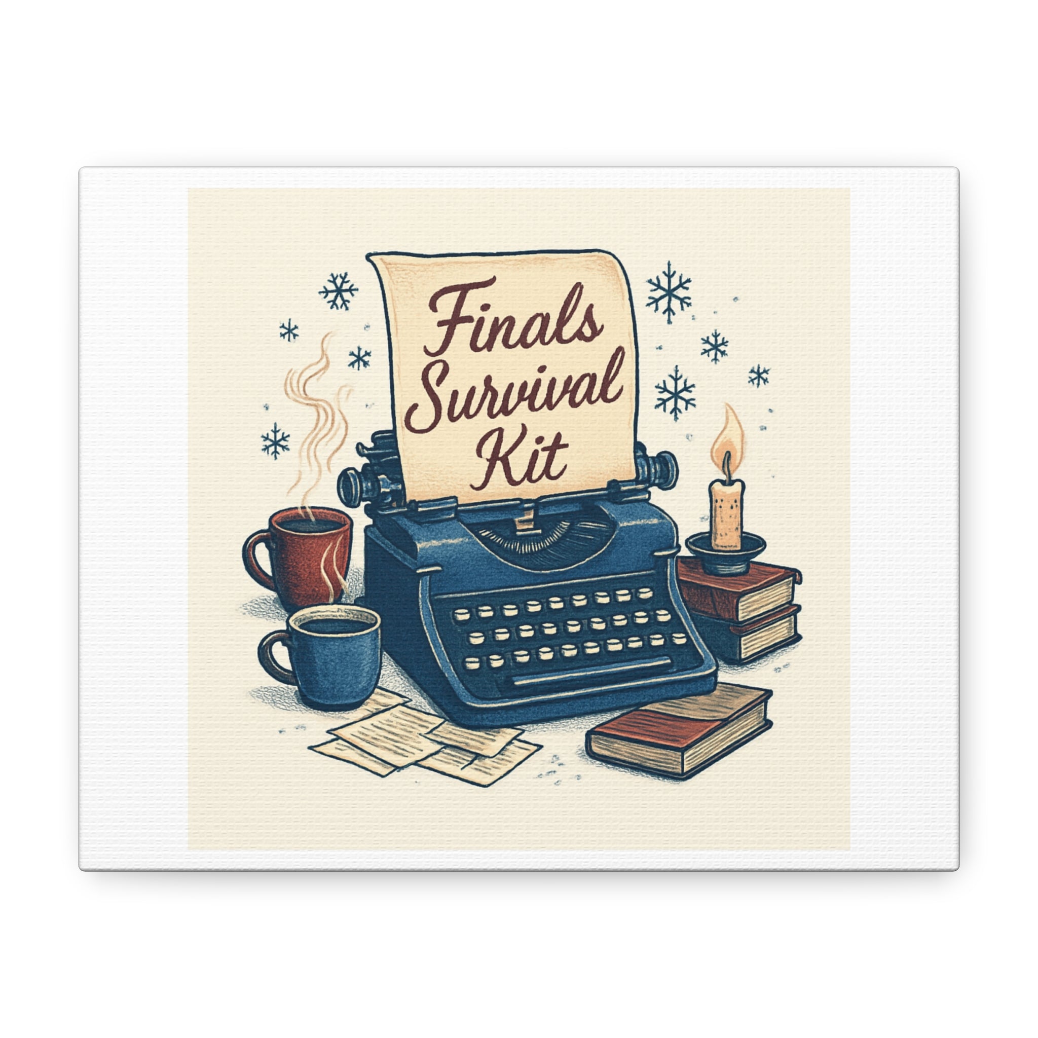 Finals Survival Kit Canvas Wall Art